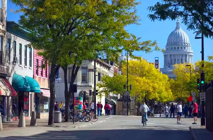 State Street Pedestrian Mall, Madison, Wisconsin