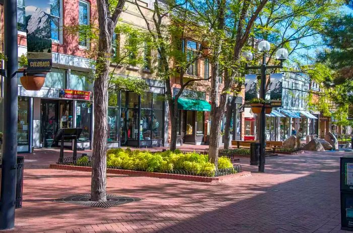 Pearl Street Mall, Downtown Boulder