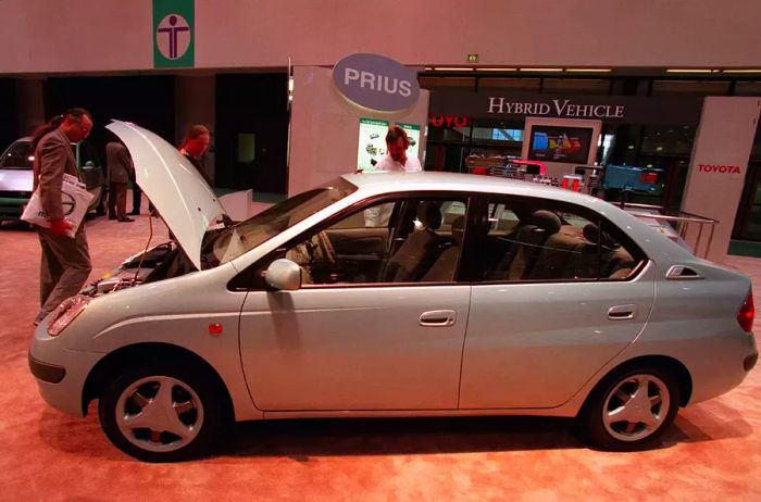 In 1997, Toyota introduced its Prius hybrid vehicle at the LA Auto Show held in the LA Convention Center.