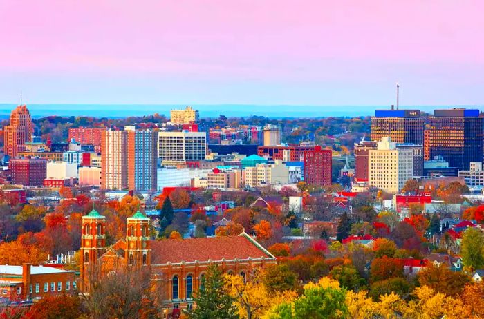 Autumn in Syracuse, New York