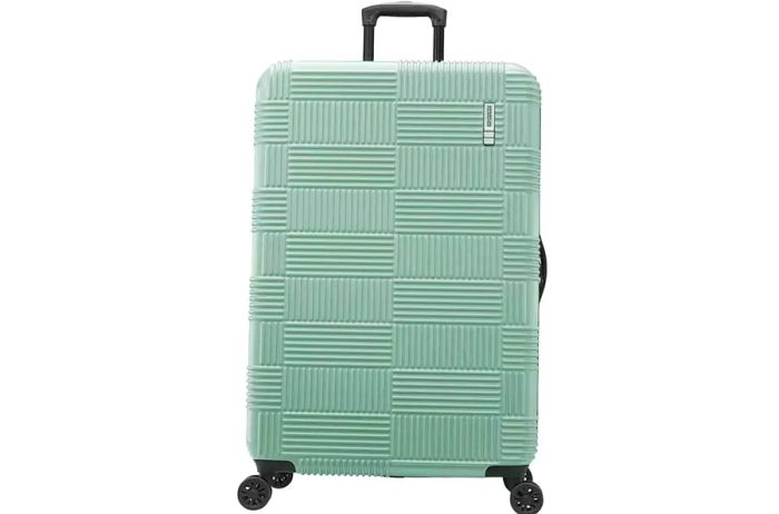 American Tourister NXT Checkered Hardside Carry-On Spinner Suitcase