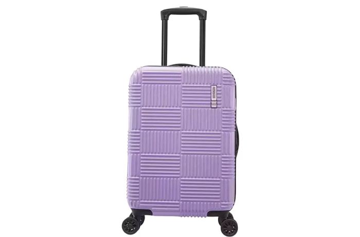 American Tourister NXT Checkered Hardside Carry-On Spinner Suitcase