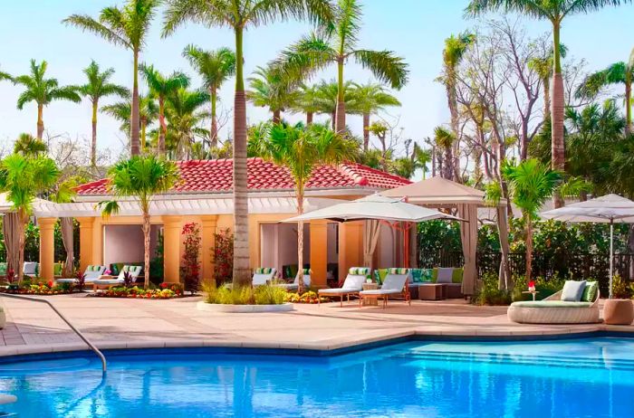 The pool at Ritz-Carlton Naples