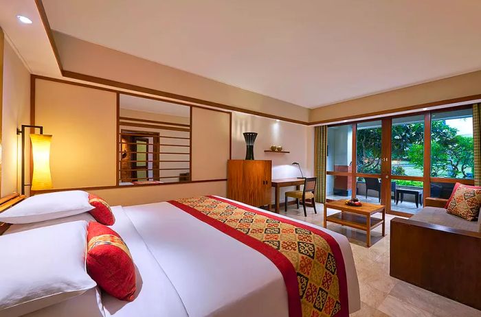 A bedroom at Grand Hyatt Bali