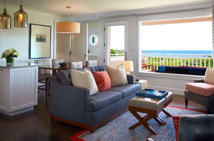 Living room suite at Inn by the Sea