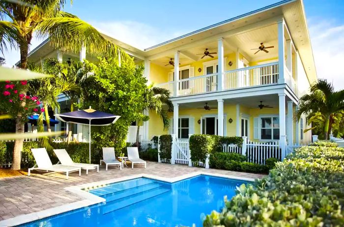 Sunset Key Cottages, resort pool, Key West, Florida