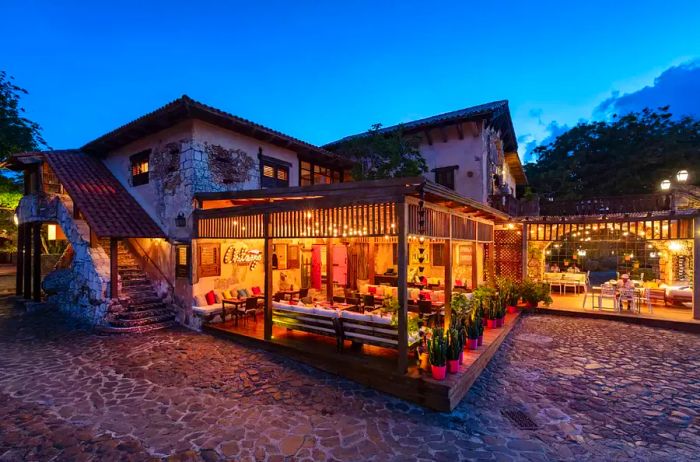 Exterior view of the restaurant at Casa de Campo