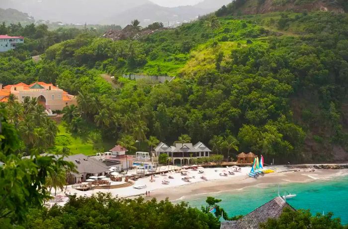 Beachfront view of BodyHoliday, Castries, St. Lucia