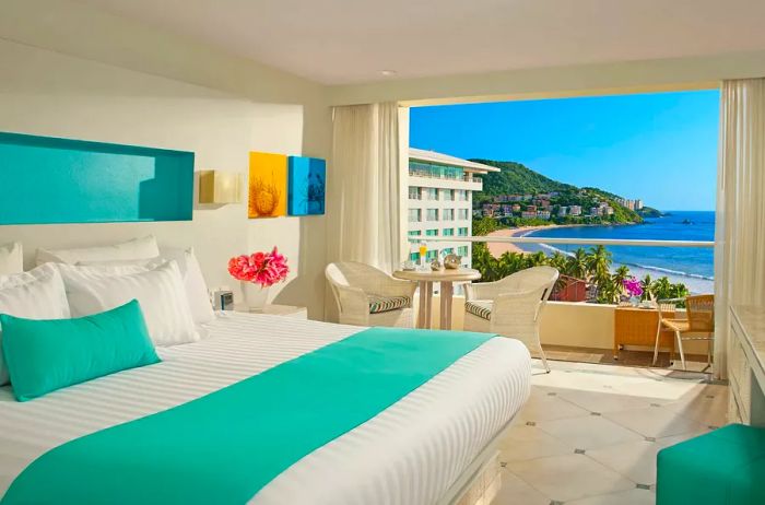 Guest room view at Sunscape Dorado Pacifico Ixtapa, Mexico