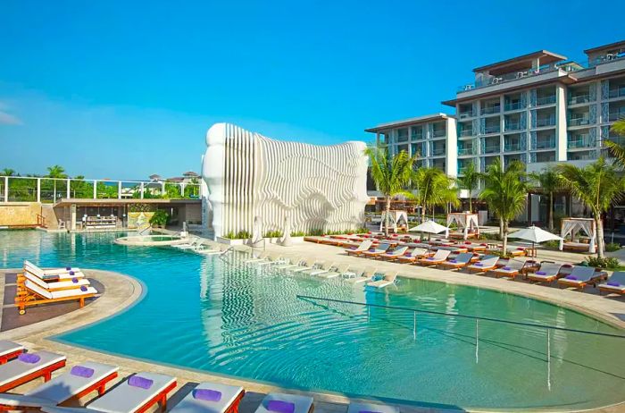 The swimming pool at Breathless Montego Bay Resort & Spa, Jamaica