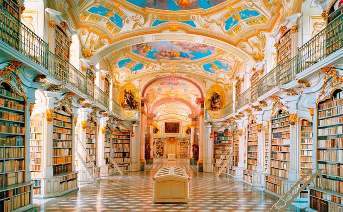 Admont Abbey Library in Admont, Austria