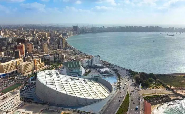 Library of Alexandria in Egypt