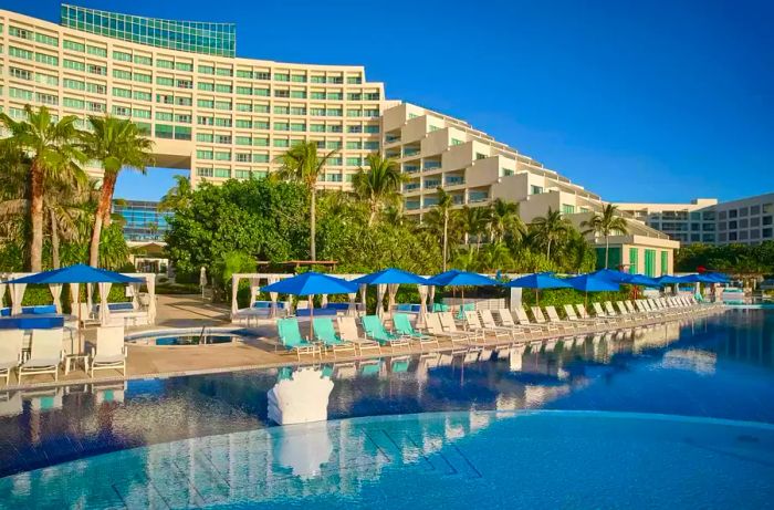 Pool area at Live Aqua Cancun