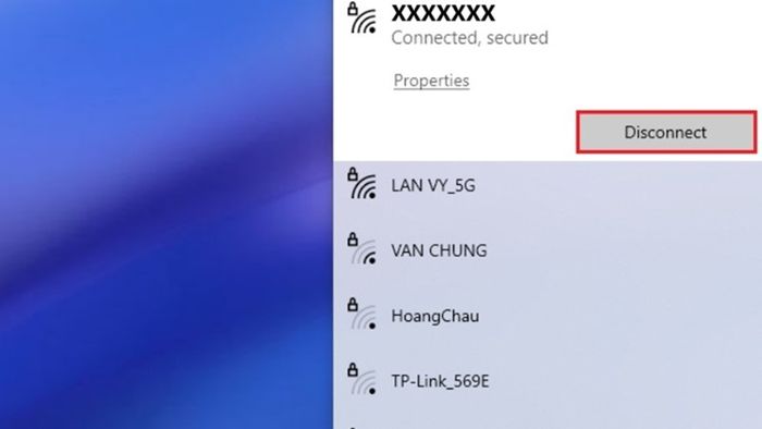 Sử dụng thanh Taskbar để tắt Wifi trên Windows 10