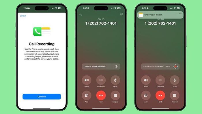 Apple Intelligence cũng giúp nâng cao trải nghiệm sử dụng ứng dụng Phone.