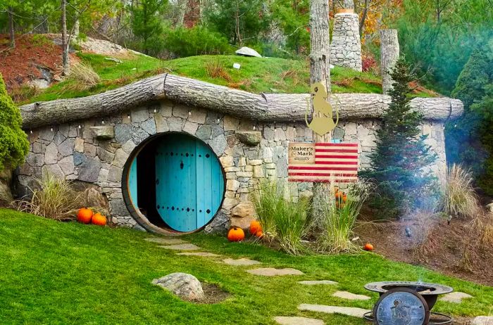 The exterior of the Hobbit House at The Preserve Sporting Club & Residences.