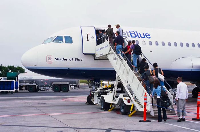 Boarding Process for JetBlue Passengers