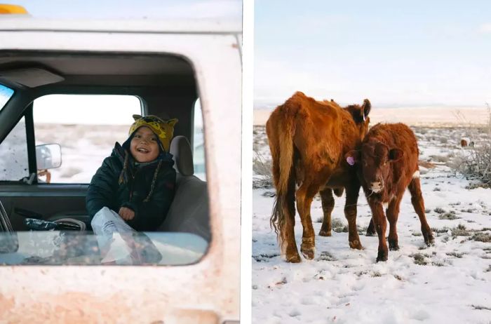 Navajo Life in Winter at Canyon de Chelly