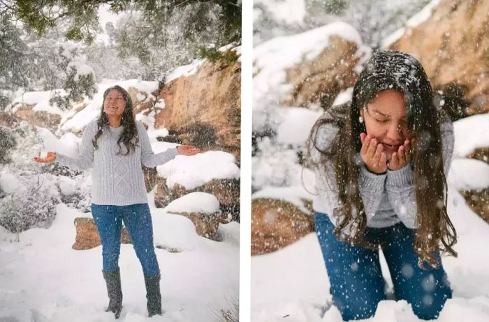 Navajo Life in Winter at Canyon de Chelly