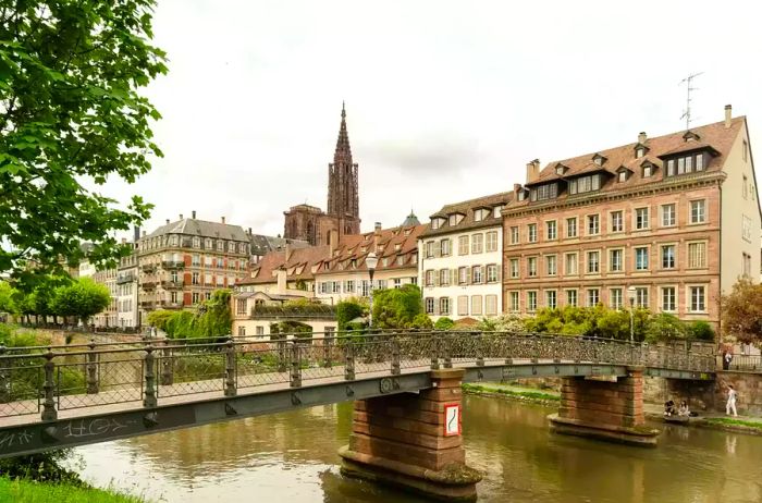 A bridge in Strasbourg, France