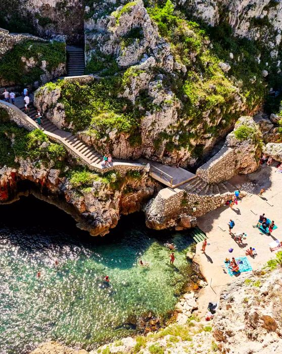 Beach in Puglia, Italy