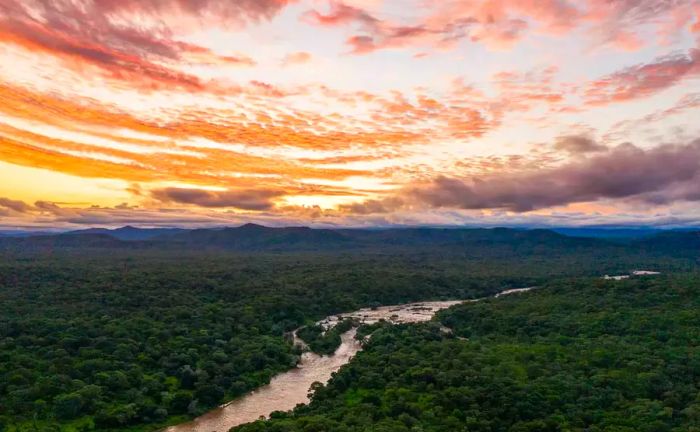 Sunset at Nkhotakota National Park