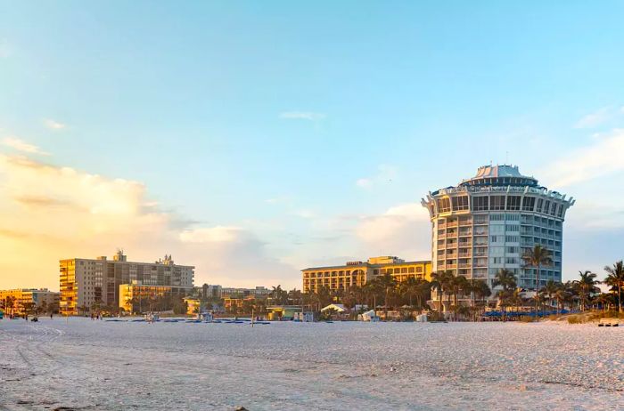 St. Pete Beach at sunset