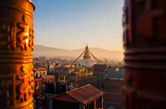 Boudhanath Stupa in Kathmandu, Nepal