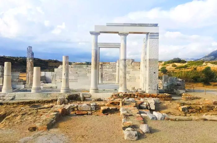 Ruins in Naxos, Greece