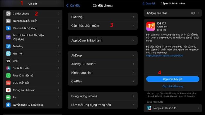 Khắc phục lỗi iPhone tự tắt nguồn bằng cách cập nhật hệ điều hành
