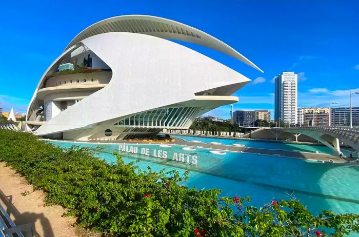 The Palau de les Arts Reina Sofia in Valencia, Spain