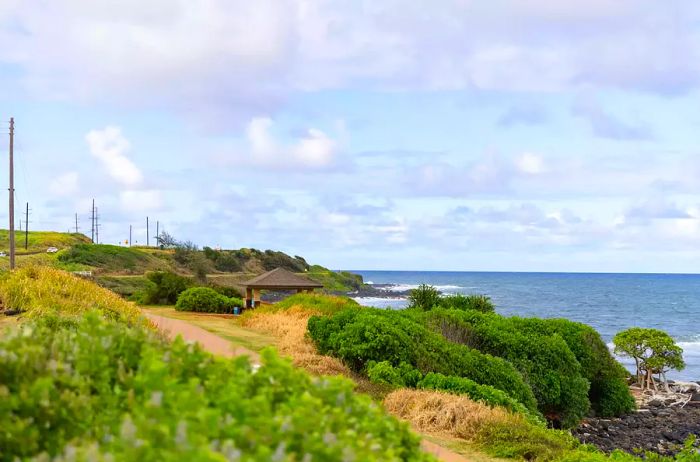 Stunning vistas along the Ke Ala Hele Makālae Trail, located on Kaua‘i, Hawaii.