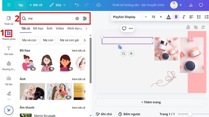 Hướng dẫn tạo PowerPoint 20/10 ấn tượng trên Canva bước 3