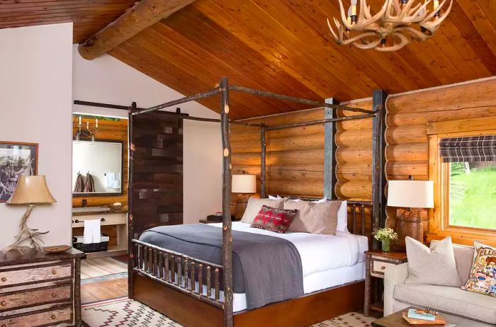 Lone Mountain Ranch guest room