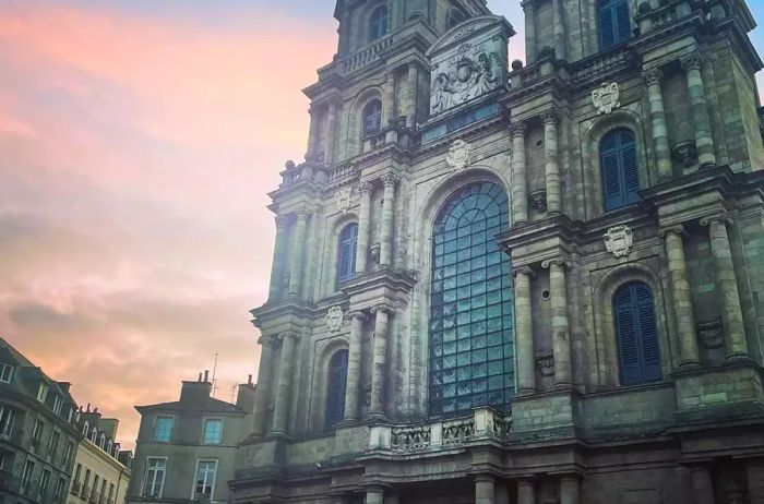 Saint-Pierre Cathedral in Rennes, France.