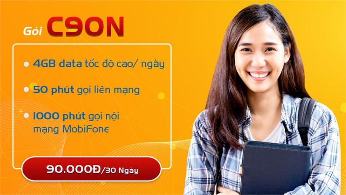 Ưu đãi khi đăng ký gói C90N MobiFone