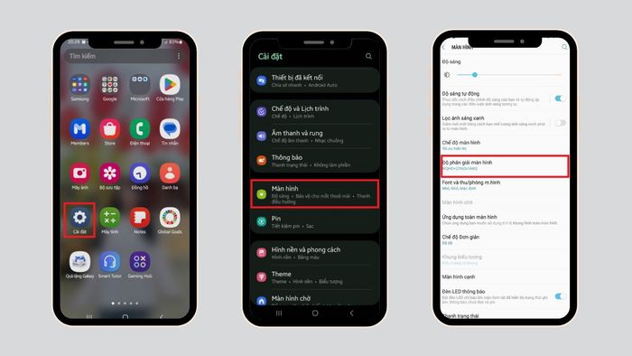 Cách xác minh độ phân giải màn hình Samsung