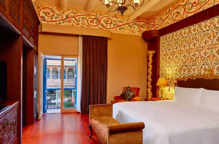 A guest room within Palacio del Inka.