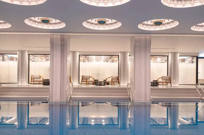 Spa pool at The Peninsula Istanbul Hotel