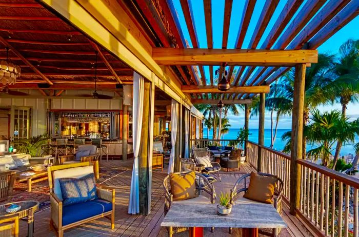 Interior view of Little Palm Island Resort & Spa.