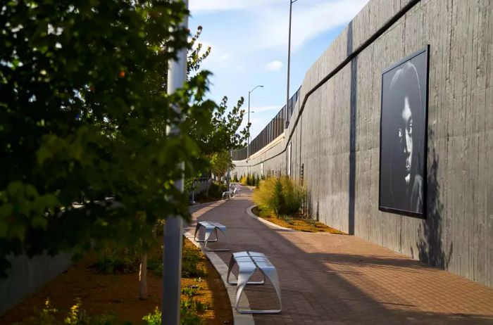 The Pathway to Hope walkway located in Tulsa, Oklahoma.