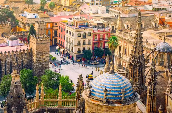 An overview of Seville's historic district