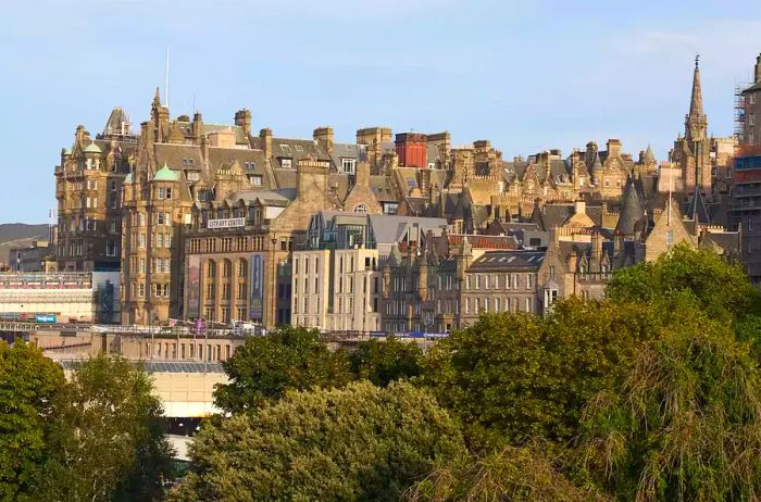 Edinburgh's skyline, Scotland