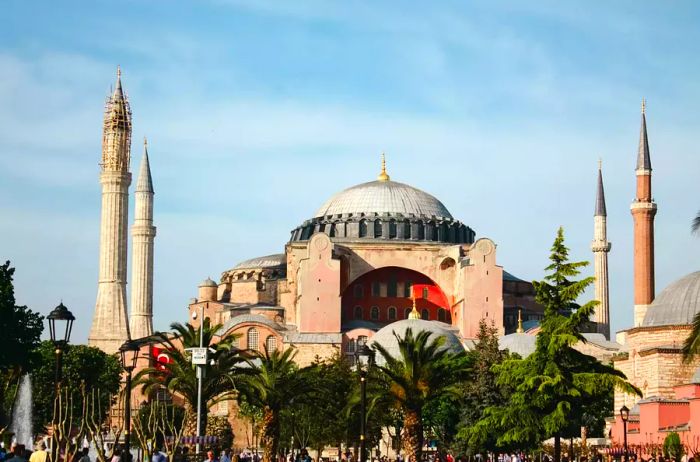 A stunning view of Hagia Sophia in Istanbul.