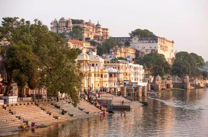 A serene morning in Udaipur, India