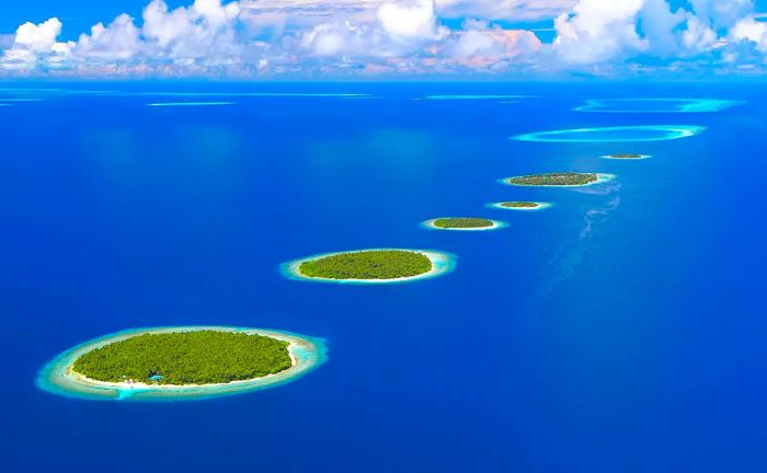 Maldives Islands in the Indian Ocean