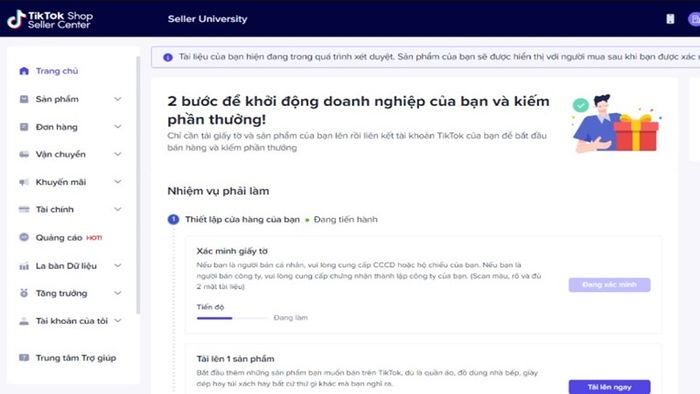 Bước 3: Xác minh thông tin cá nhân của bạn