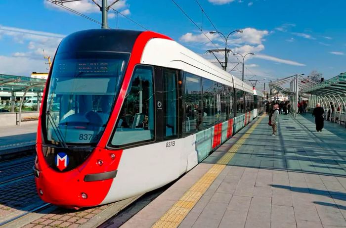 Tram System in Istanbul