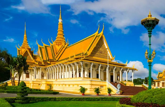 The Royal Palace in Phnom Penh