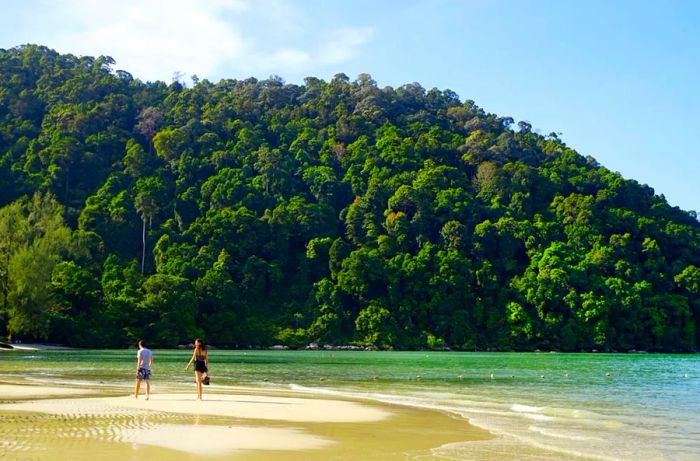 Monkey Beach, located on Penang Island